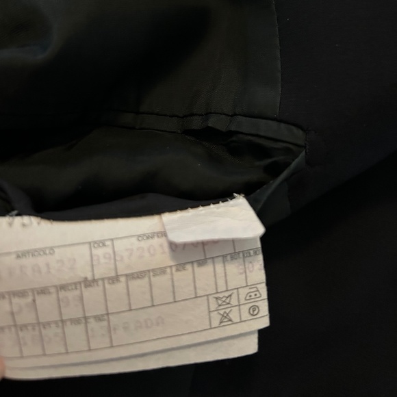 Prada Black Suit Jacket for Men Size 50R Designer ~ Luxury ~ Italian! - Picture 9 of 10